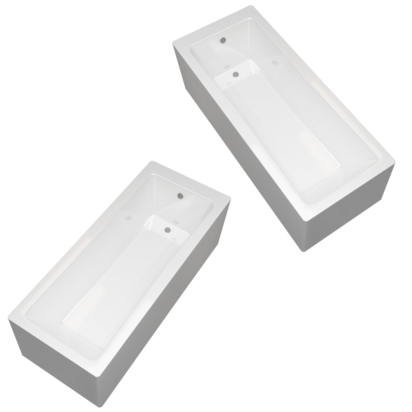 Edge Double Ended Bath with Panels