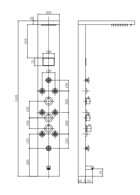 Shower Tower