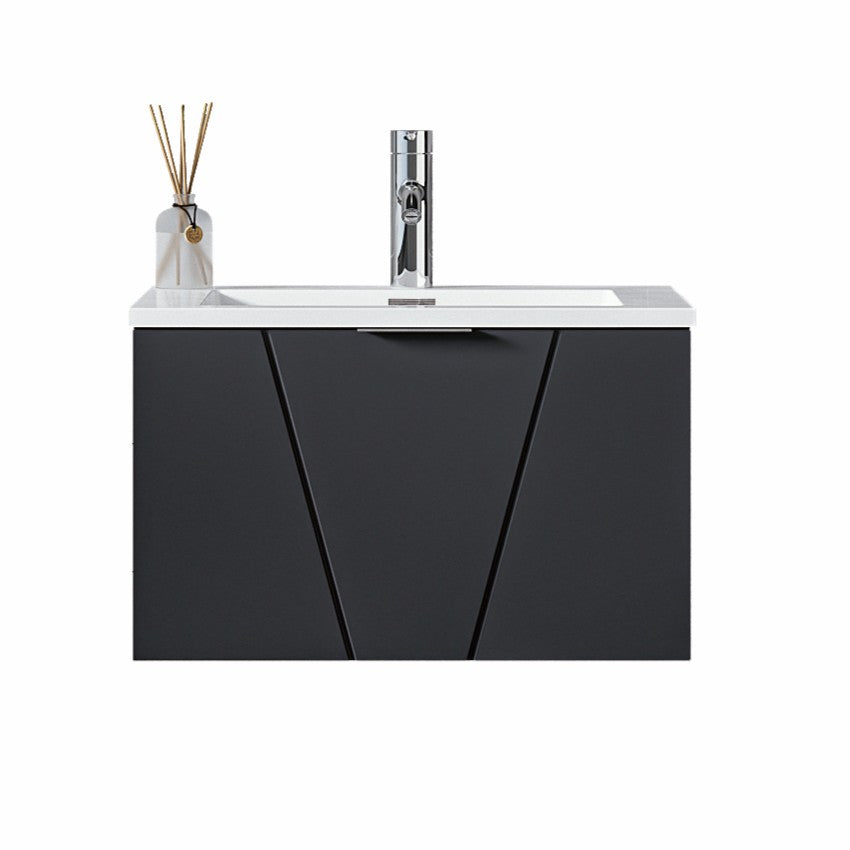 Azzurra Wall Hung Resin Basin Unit