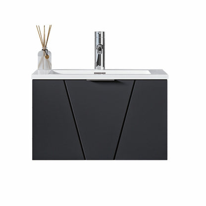 Azzurra Wall Hung Resin Basin Unit