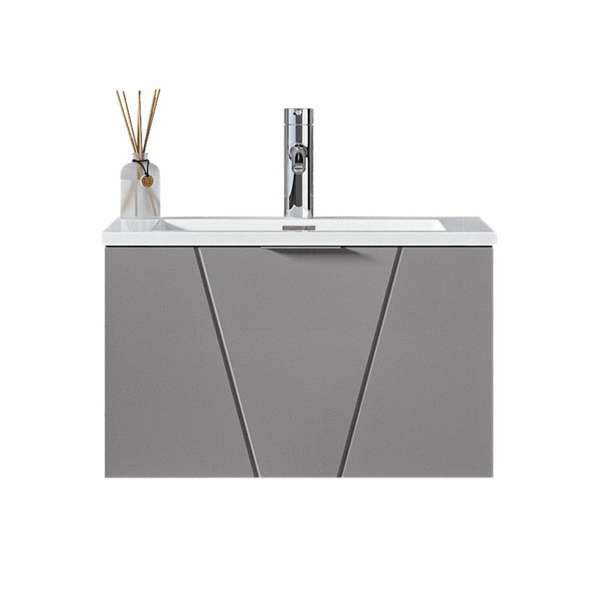 Azzurra Wall Hung Resin Basin Unit
