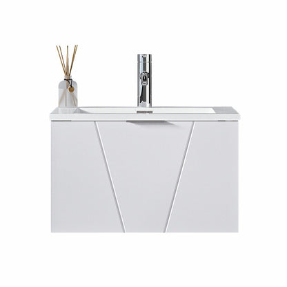 Azzurra Wall Hung Resin Basin Unit