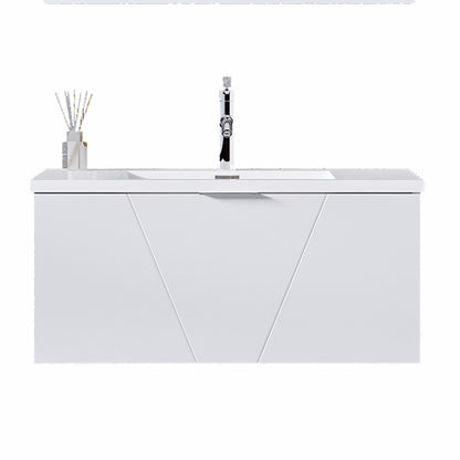Azzurra Wall Hung Resin Basin Unit