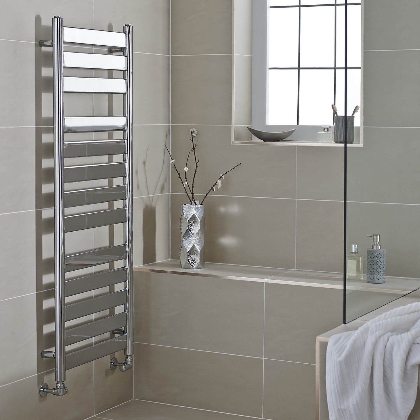 Newark Heated Towel Rail CHROME