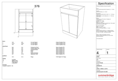 Luna Floor Standing Vanity Unit