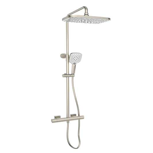 Kolt Shower with Sliding Handset and Drench Head Nickel